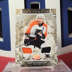 Travis Konecny 2024-25 - Gold Materials Dual Jersey /199 Artifacts Upper Deck